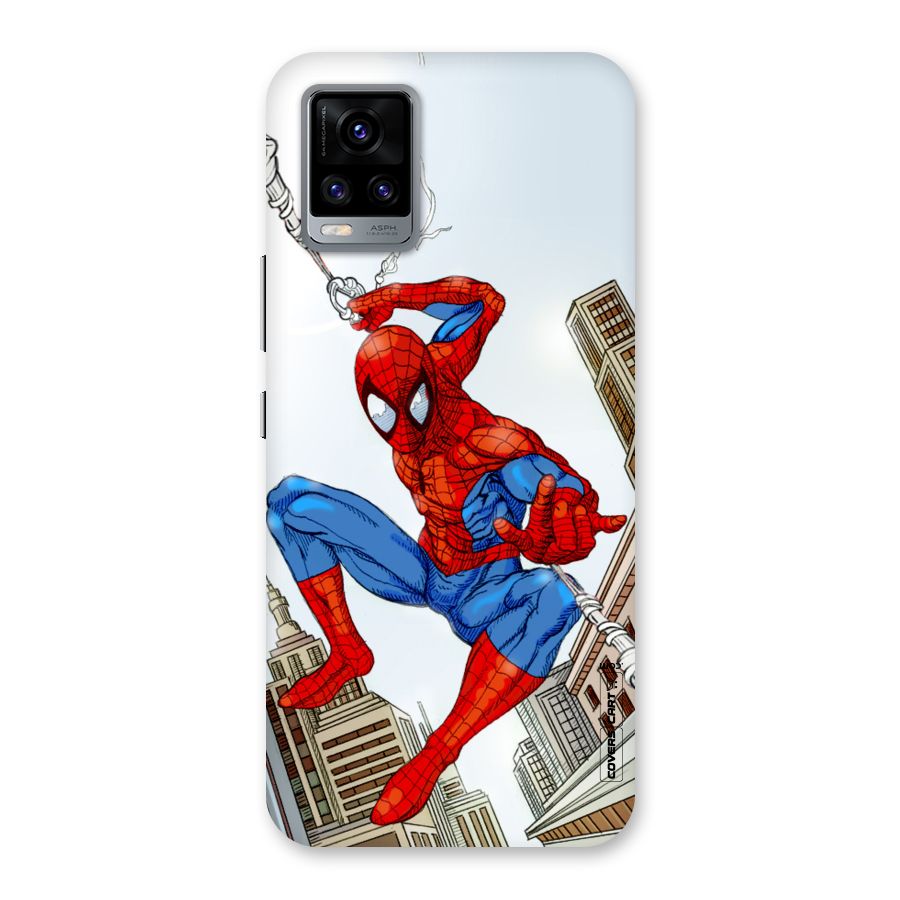 Comic Spider Man Back Case for Vivo V20