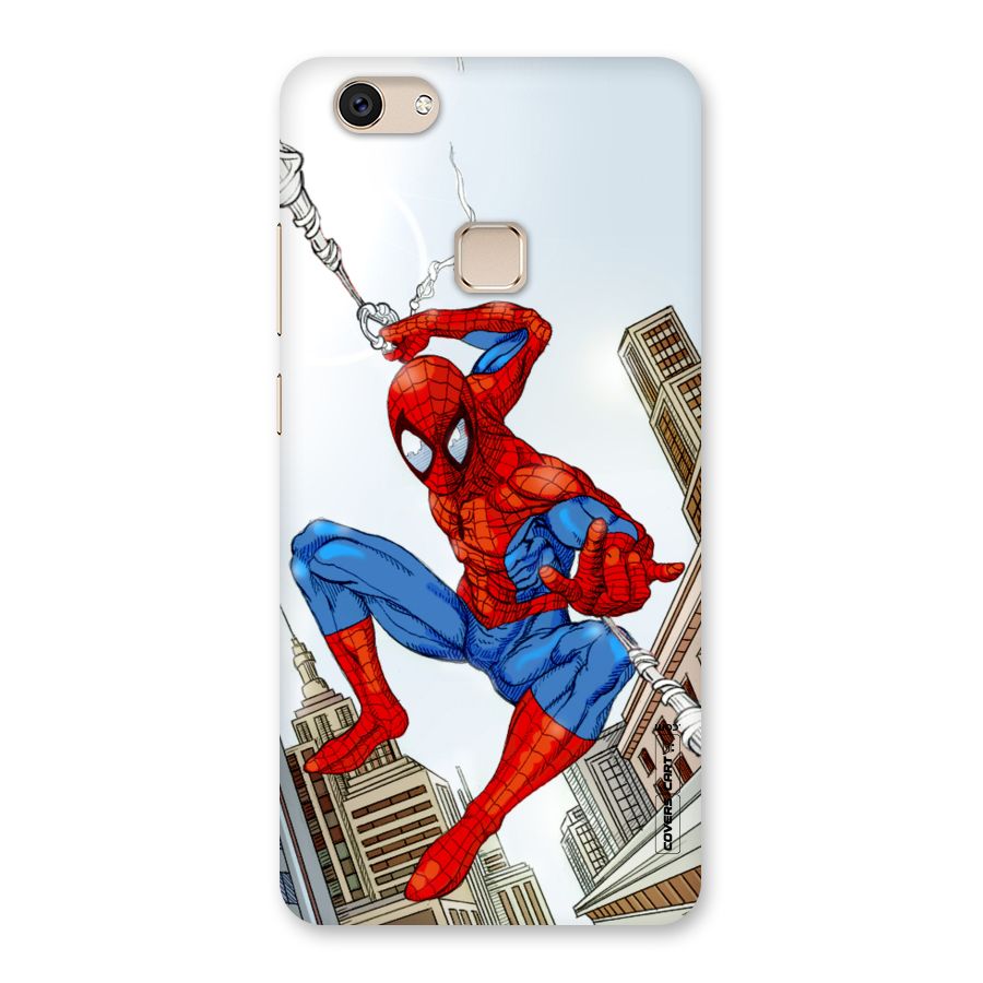 Comic Spider Man Back Case for Vivo V7