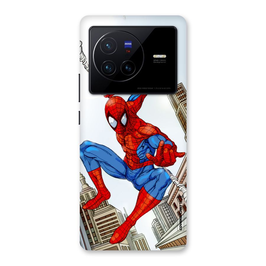 Comic Spider Man Back Case for Vivo X80