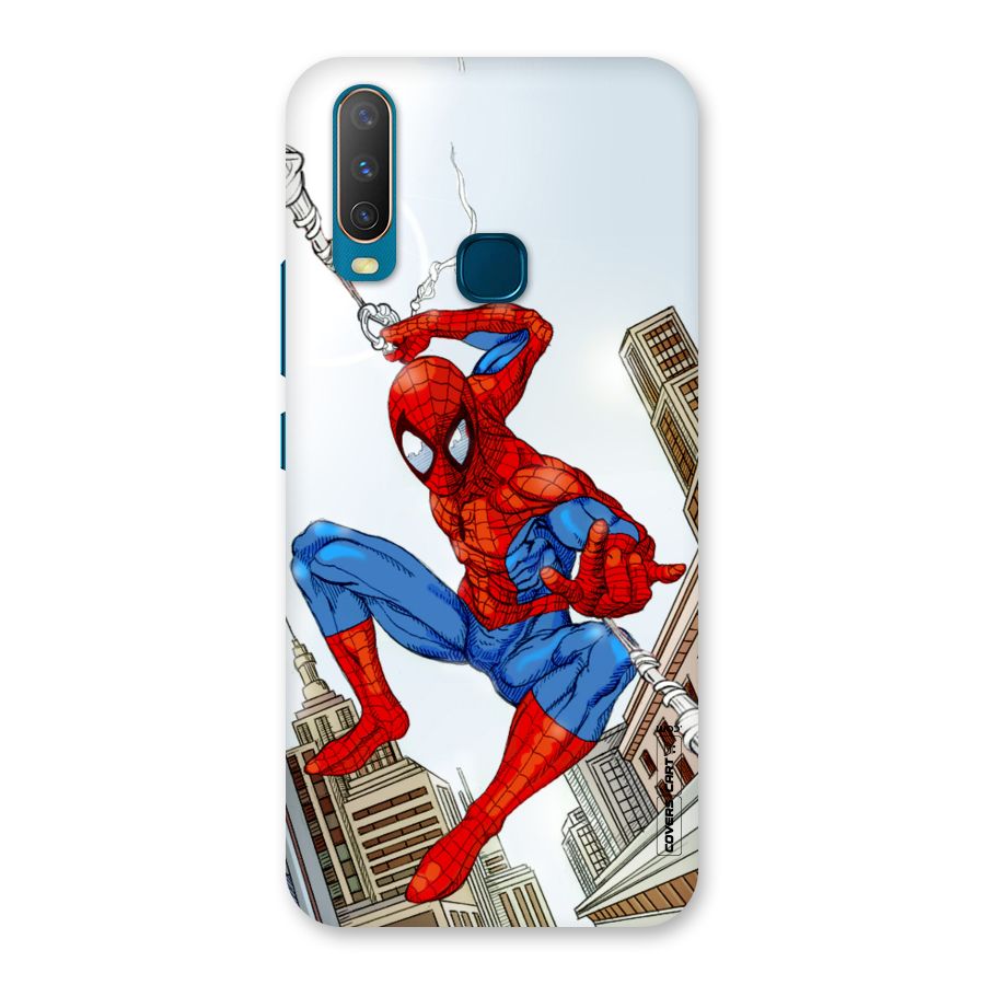 Comic Spider Man Back Case for Vivo Y15