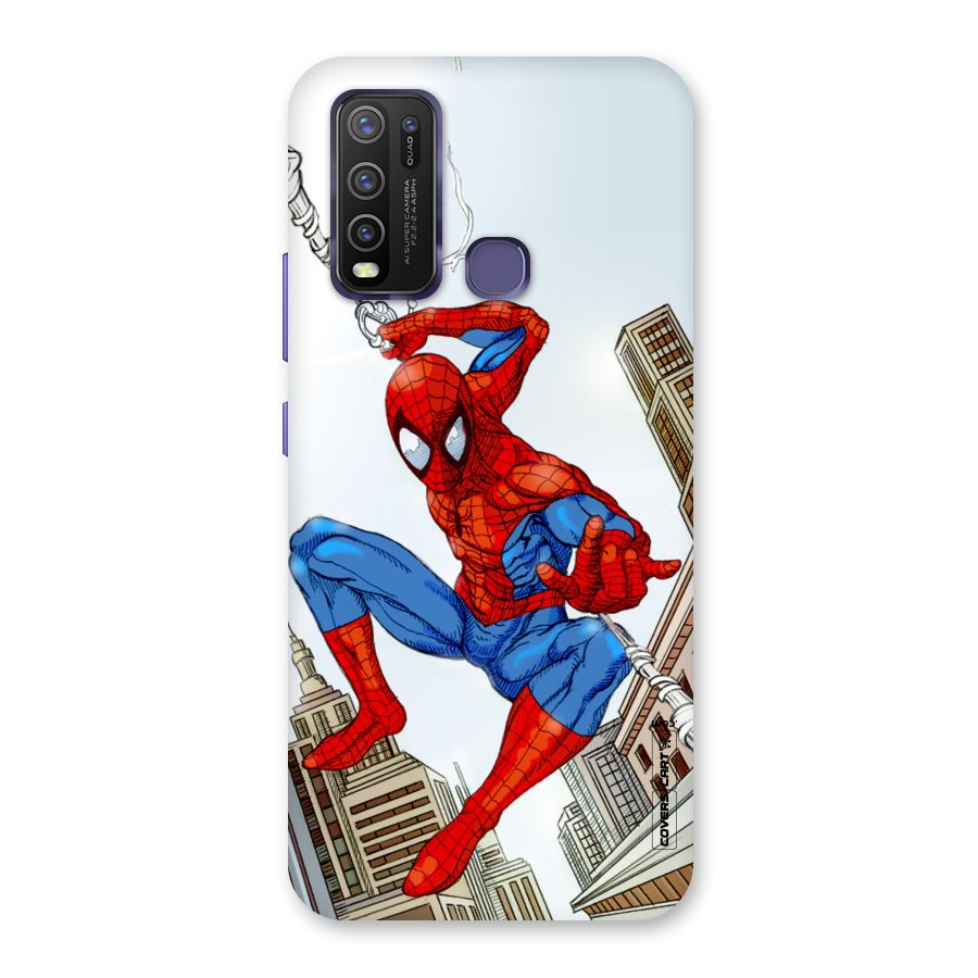 Comic Spider Man Back Case for Vivo Y50