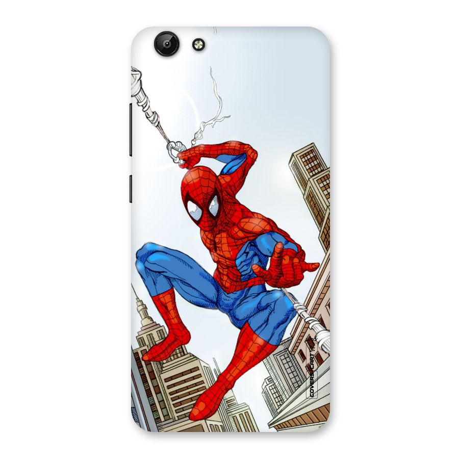 Comic Spider Man Back Case for Vivo Y69