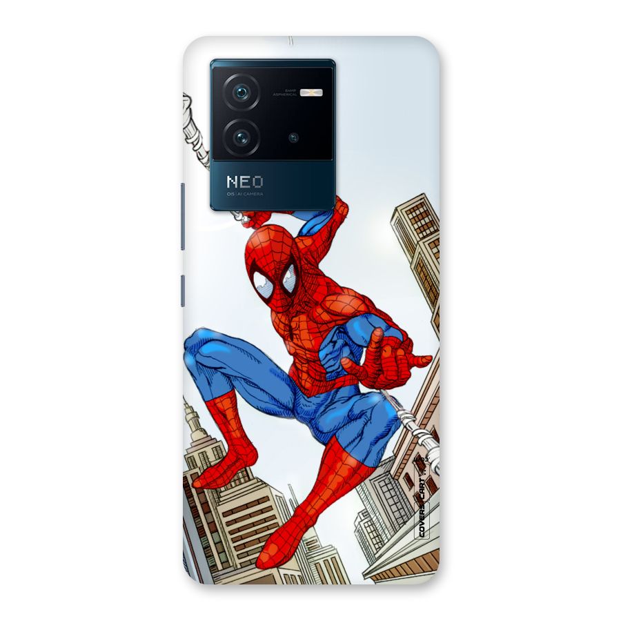 Comic Spider Man Back Case for Vivo iQOO Neo 6 5G