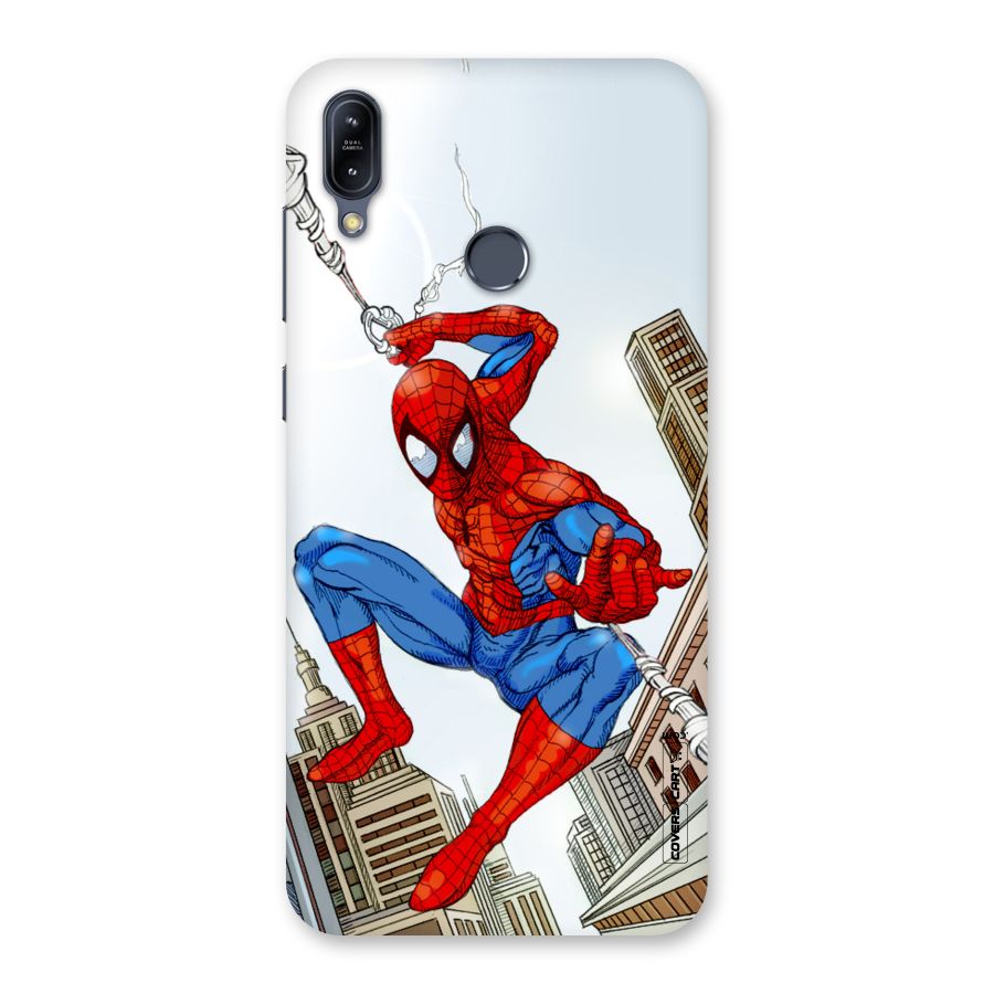 Comic Spider Man Back Case for Zenfone Max M2