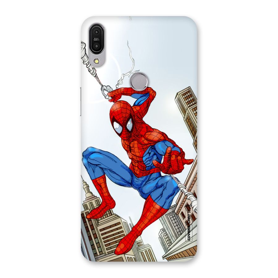 Comic Spider Man Back Case for Zenfone Max Pro M1