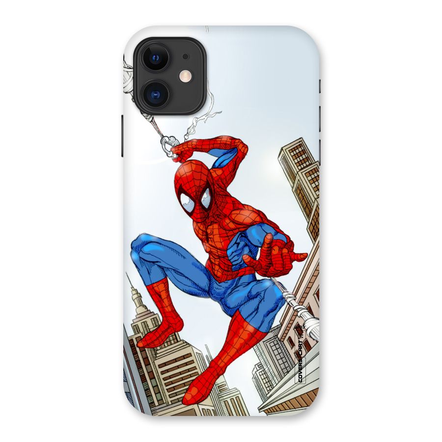 Comic Spider Man Back Case for iPhone 11
