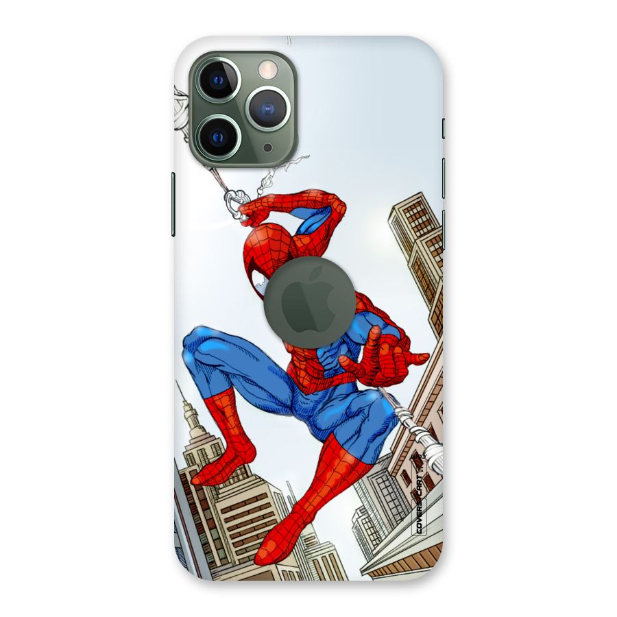 Comic Spider Man Back Case for iPhone 11 Pro Logo  Cut