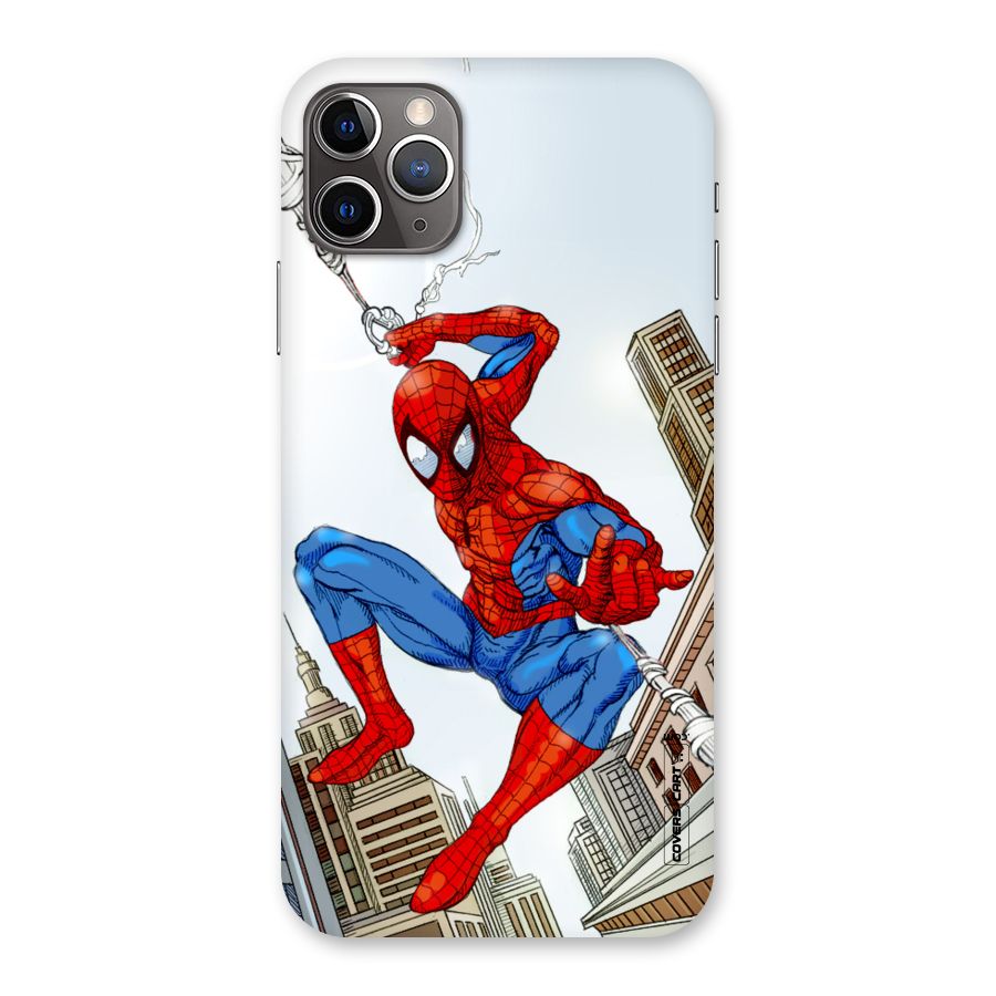 Comic Spider Man Back Case for iPhone 11 Pro Max