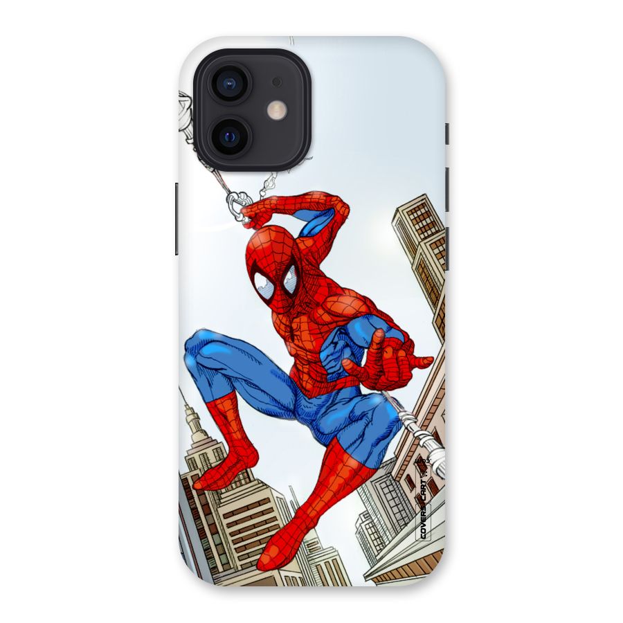 Comic Spider Man Back Case for iPhone 12