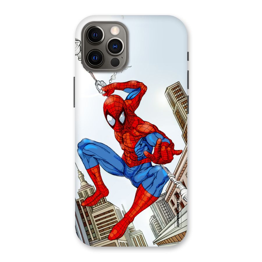 Comic Spider Man Back Case for iPhone 12 Pro