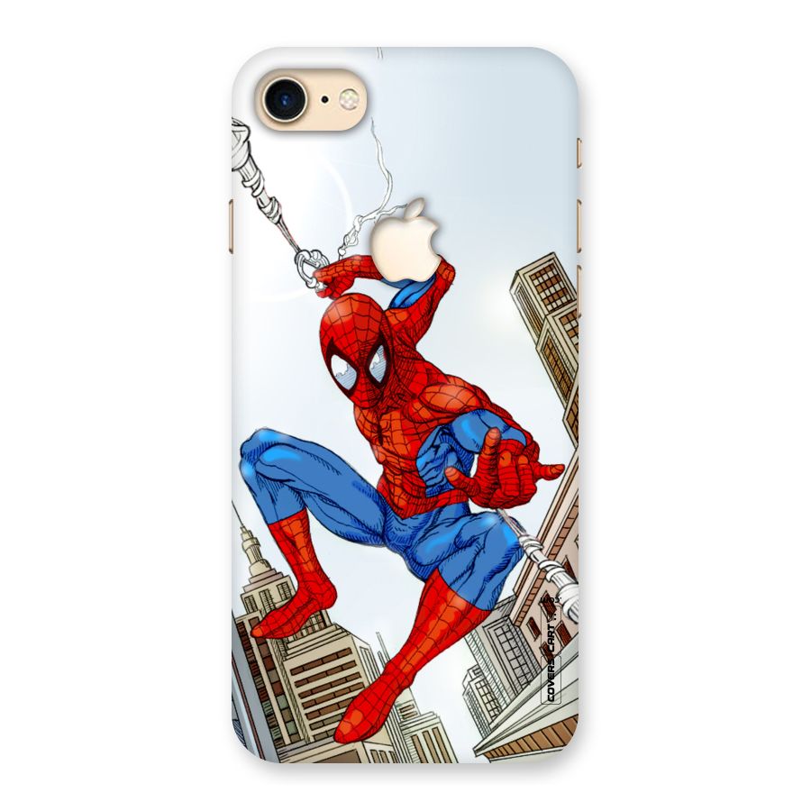 Comic Spider Man Back Case for iPhone 7 Apple Cut