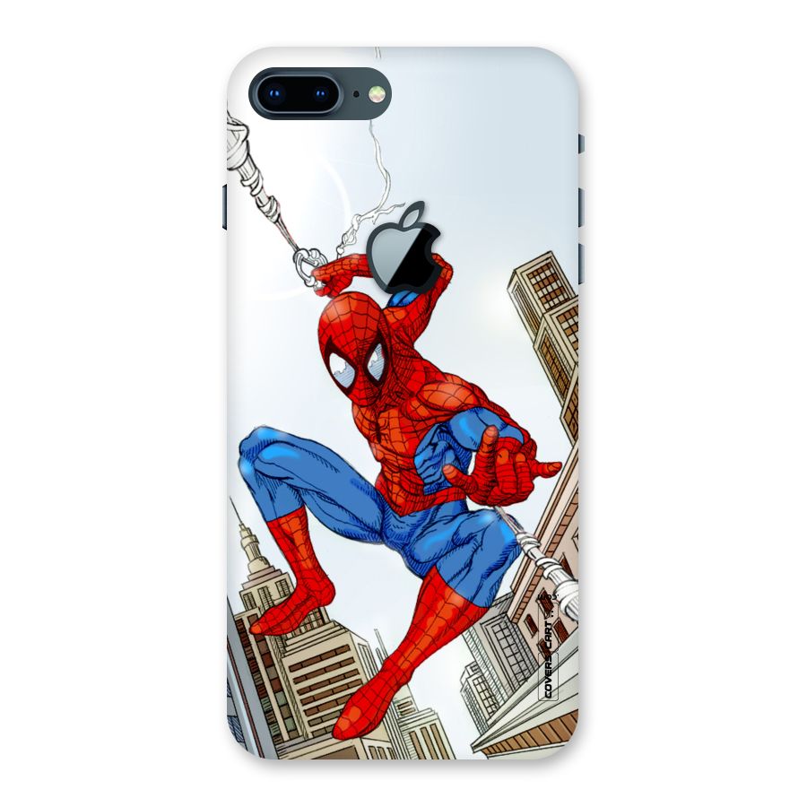 Comic Spider Man Back Case for iPhone 7 Plus Apple Cut