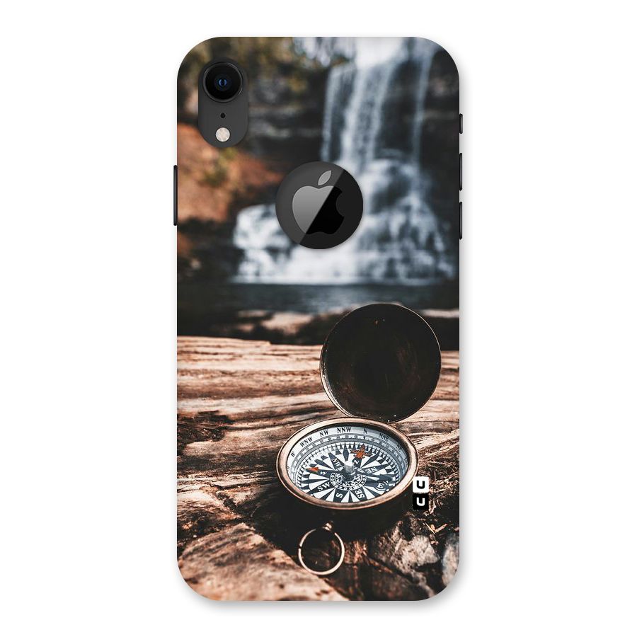 Compass Travel Back Case for iPhone XR Logo Cut