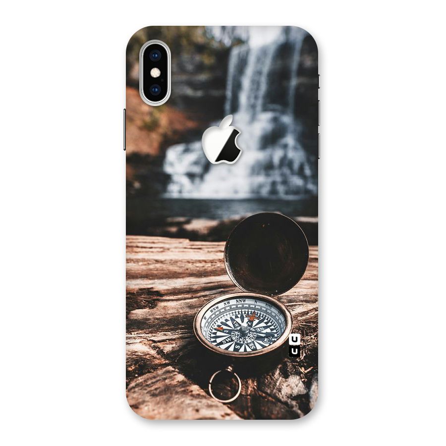 Compass Travel Back Case for iPhone XS Max Apple Cut