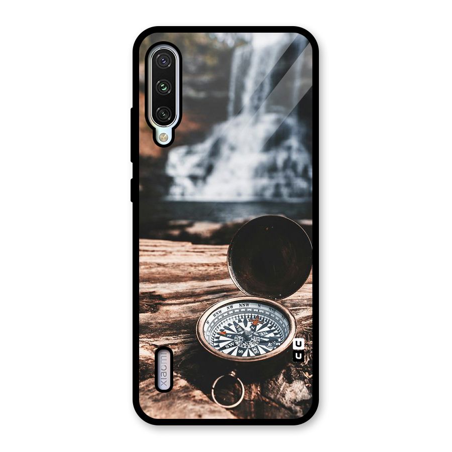 Compass Travel Glass Back Case for Mi A3