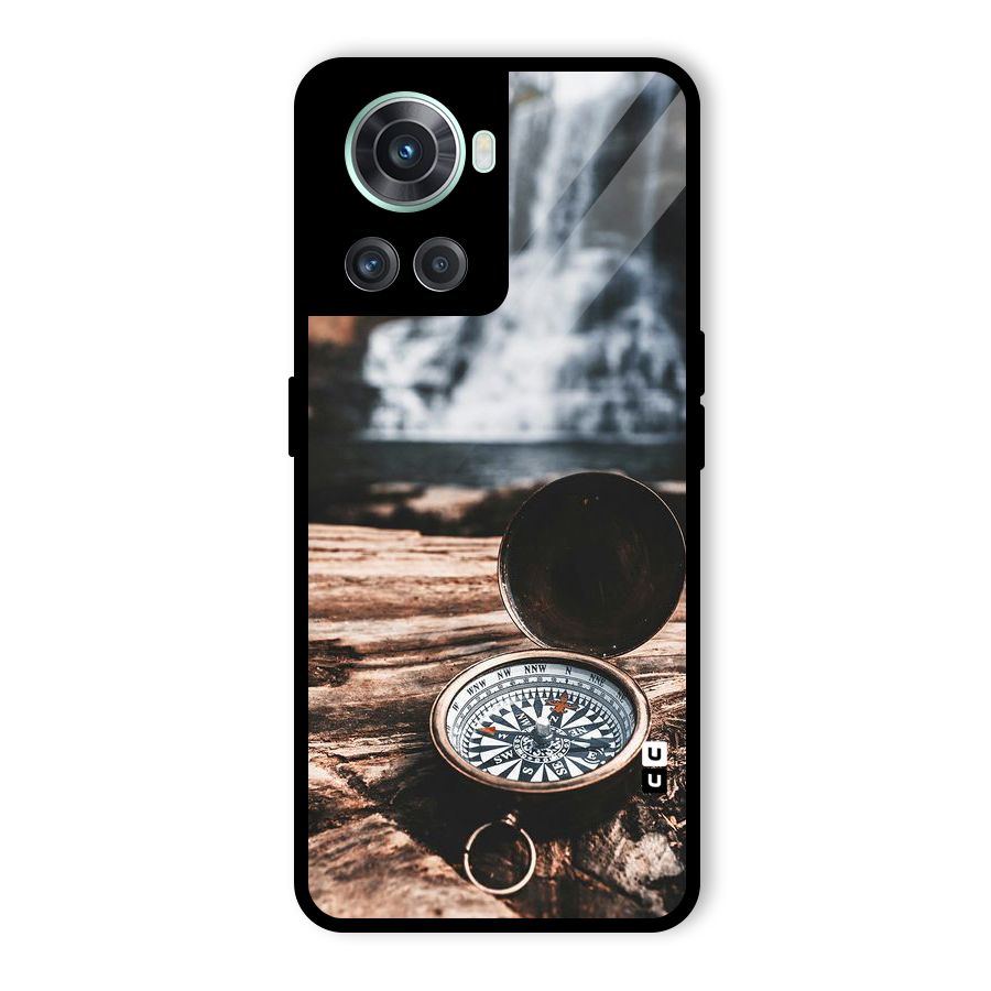 Compass Travel Glass Back Case for OnePlus 10R