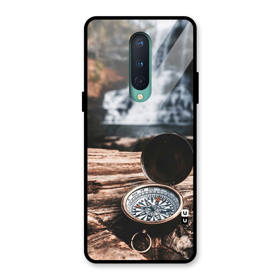 Compass Travel Glass Back Case for OnePlus 8