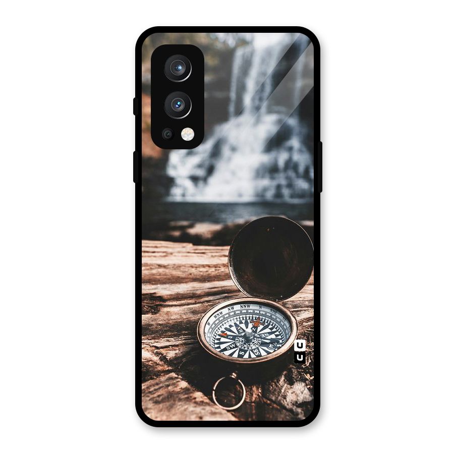 Compass Travel Glass Back Case for OnePlus Nord 2 5G