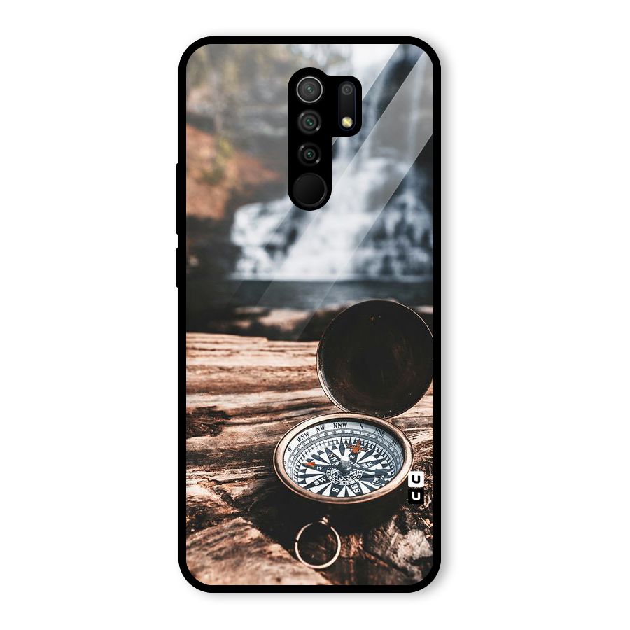 Compass Travel Glass Back Case for Poco M2