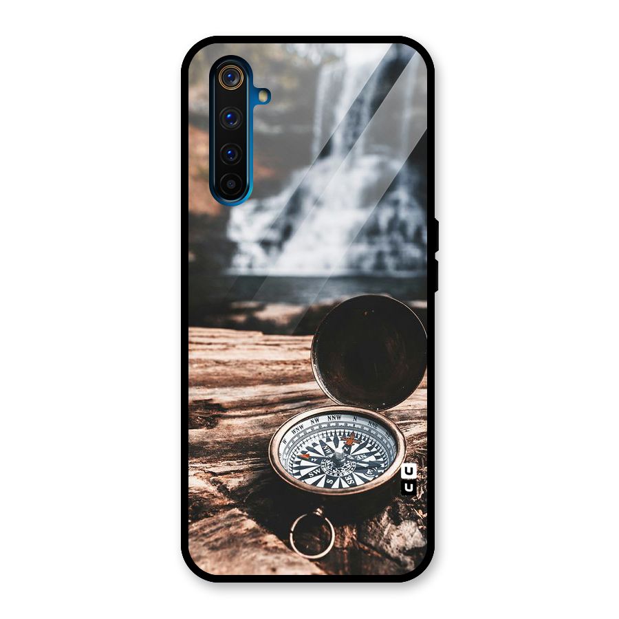Compass Travel Glass Back Case for Realme 6 Pro