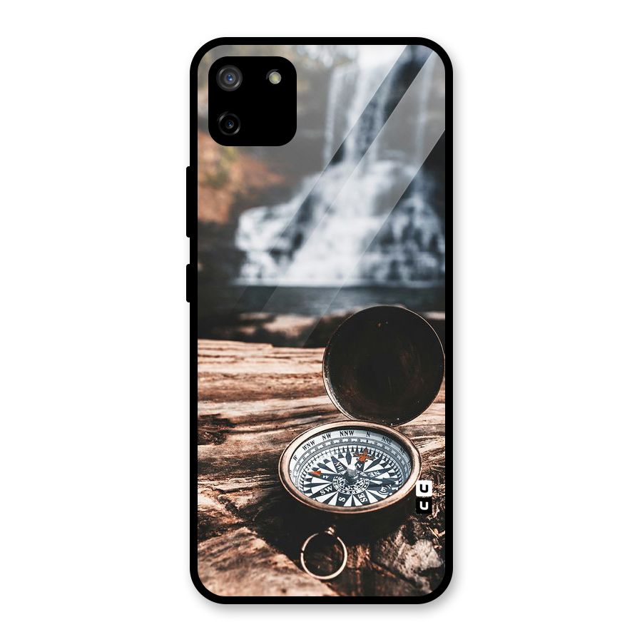 Compass Travel Glass Back Case for Realme C11