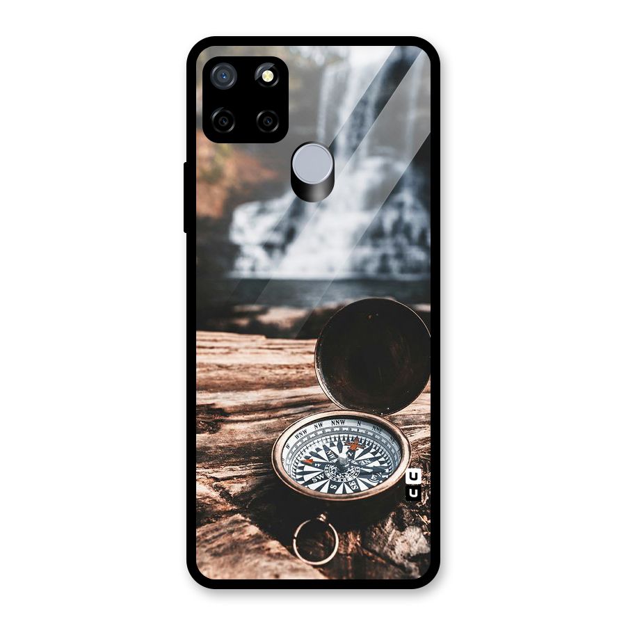 Compass Travel Glass Back Case for Realme Narzo 20