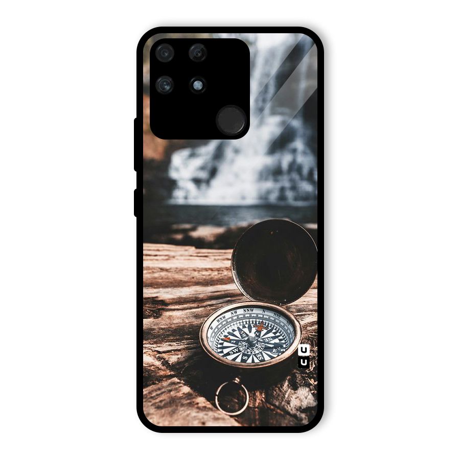 Compass Travel Glass Back Case for Realme Narzo 50A