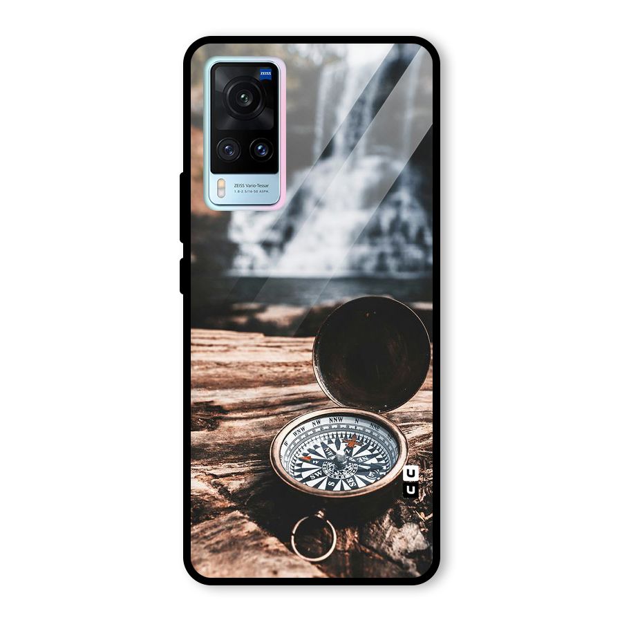 Compass Travel Glass Back Case for Vivo X60