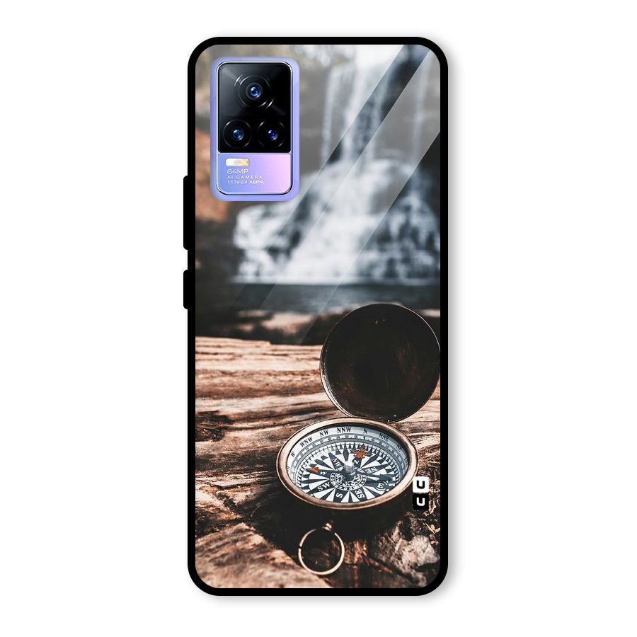 Compass Travel Glass Back Case for Vivo Y73