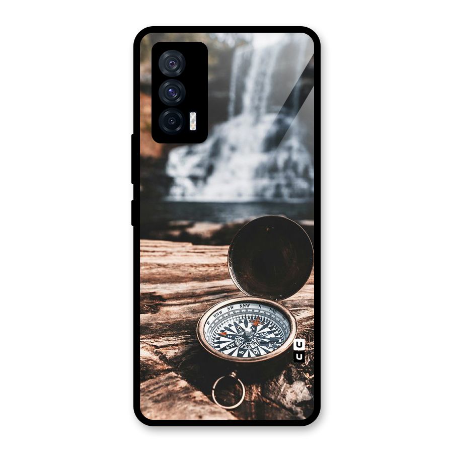 Compass Travel Glass Back Case for Vivo iQOO 7 5G