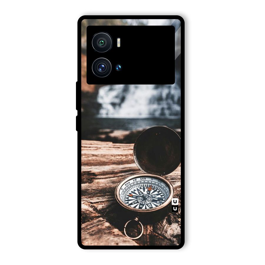 Compass Travel Glass Back Case for Vivo iQOO 9 Pro