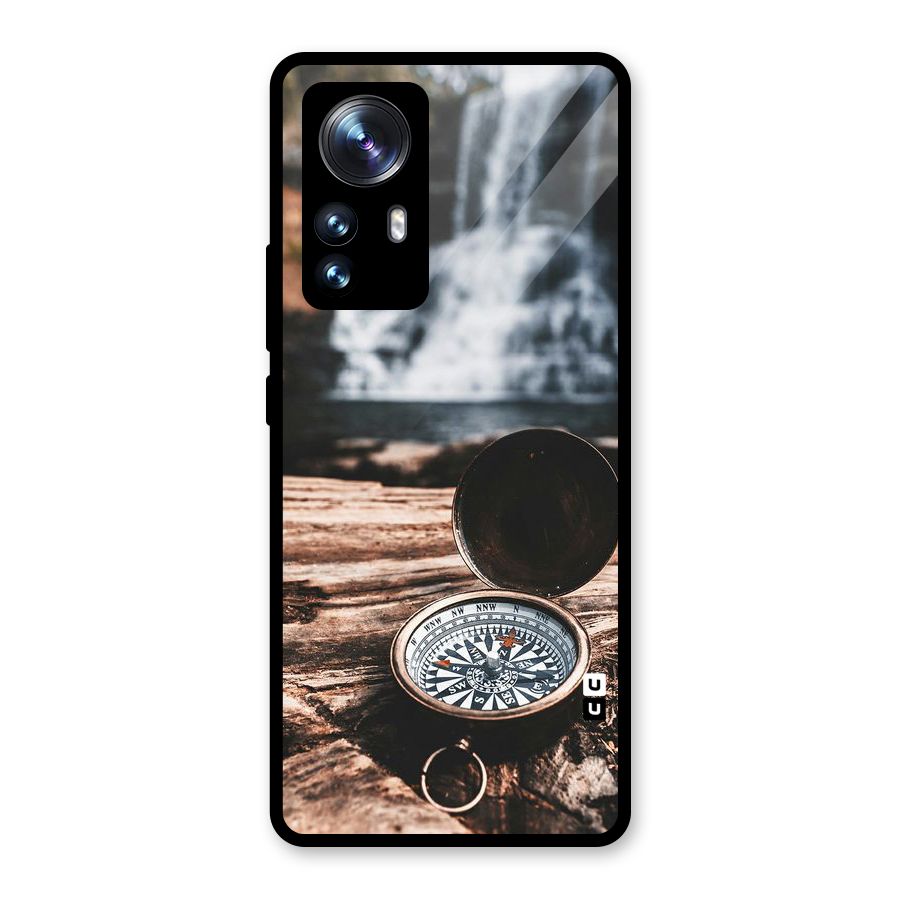 Compass Travel Glass Back Case for Xiaomi 12 Pro
