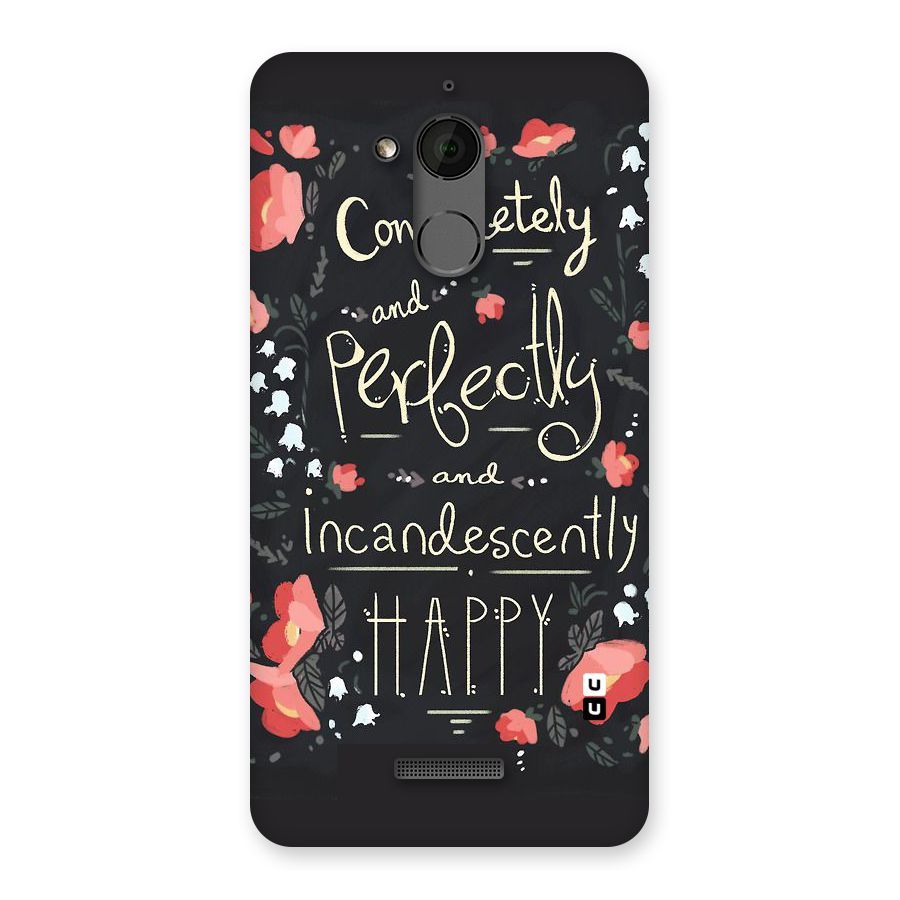 Completely Happy Back Case for Coolpad Note 5