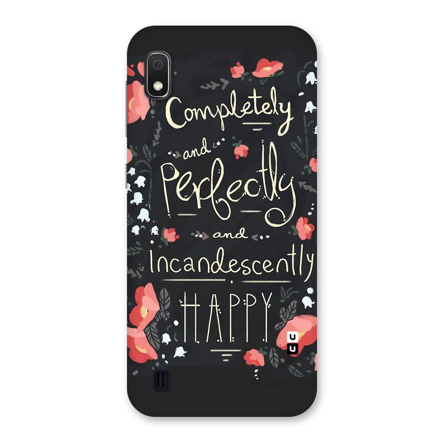 Completely Happy Back Case for Galaxy A10