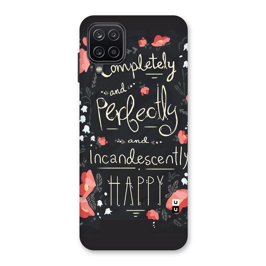 Completely Happy Back Case for Galaxy A12