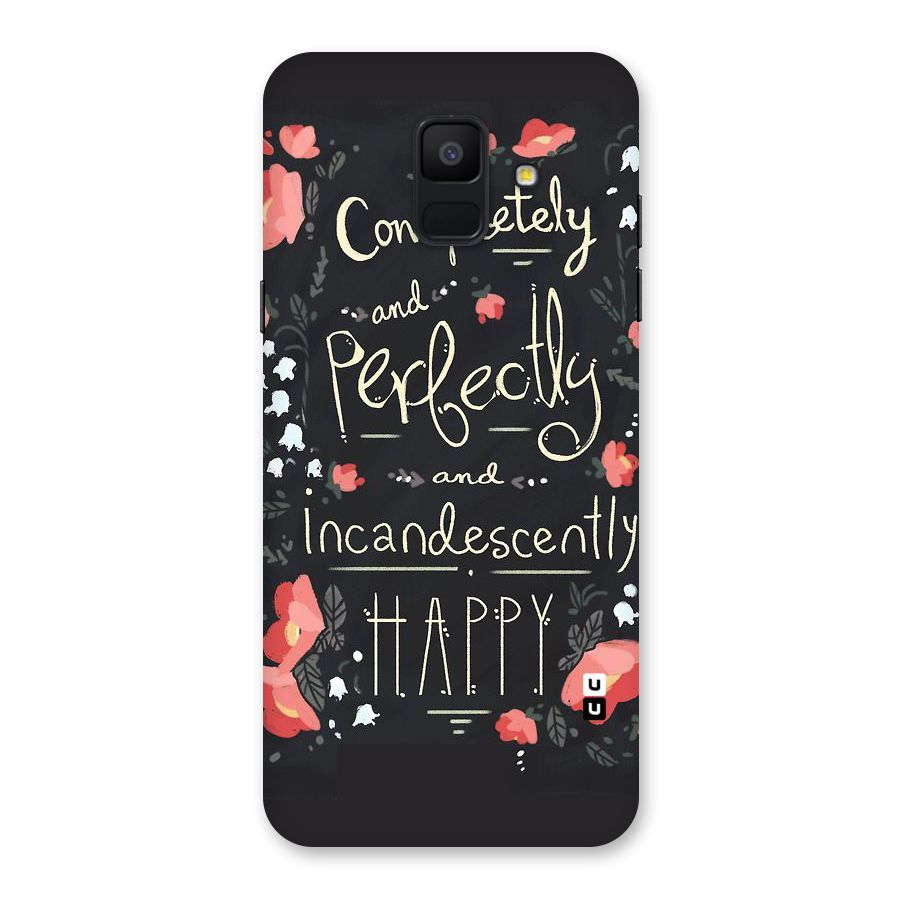 Completely Happy Back Case for Galaxy A6 (2018)