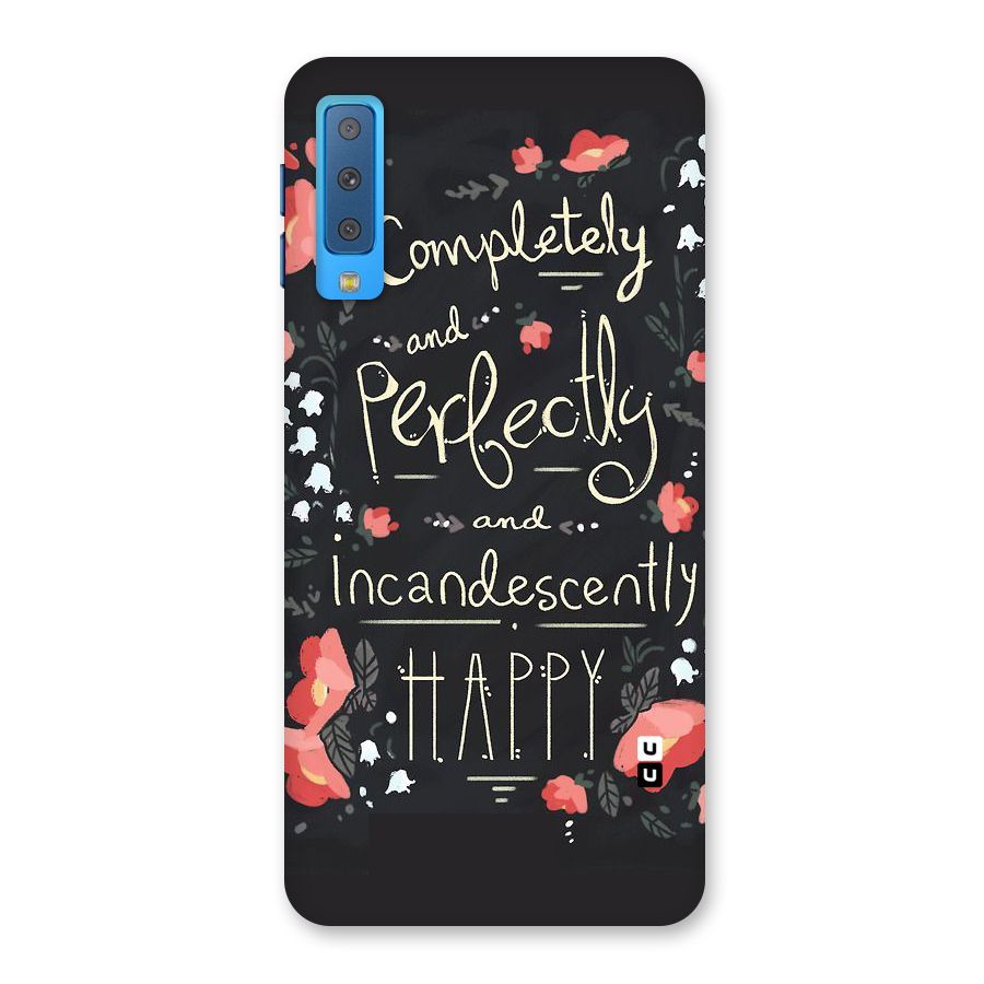 Completely Happy Back Case for Galaxy A7 (2018)