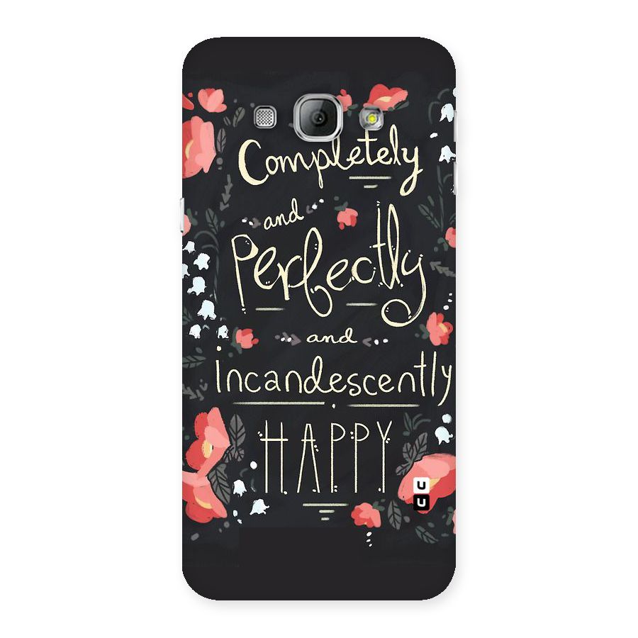 Completely Happy Back Case for Galaxy A8