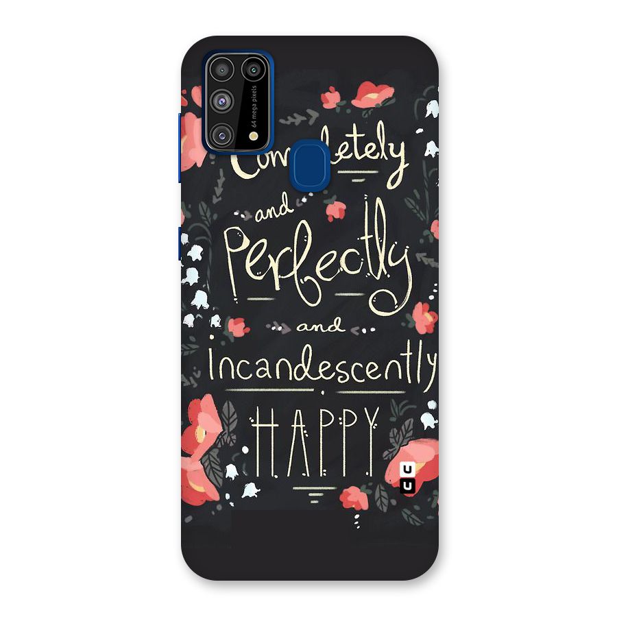 Completely Happy Back Case for Galaxy F41