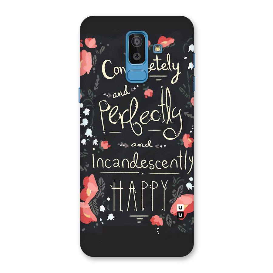 Completely Happy Back Case for Galaxy J8