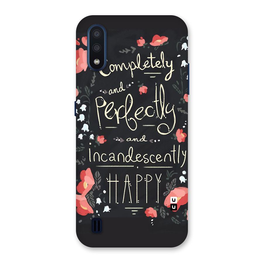 Completely Happy Back Case for Galaxy M01