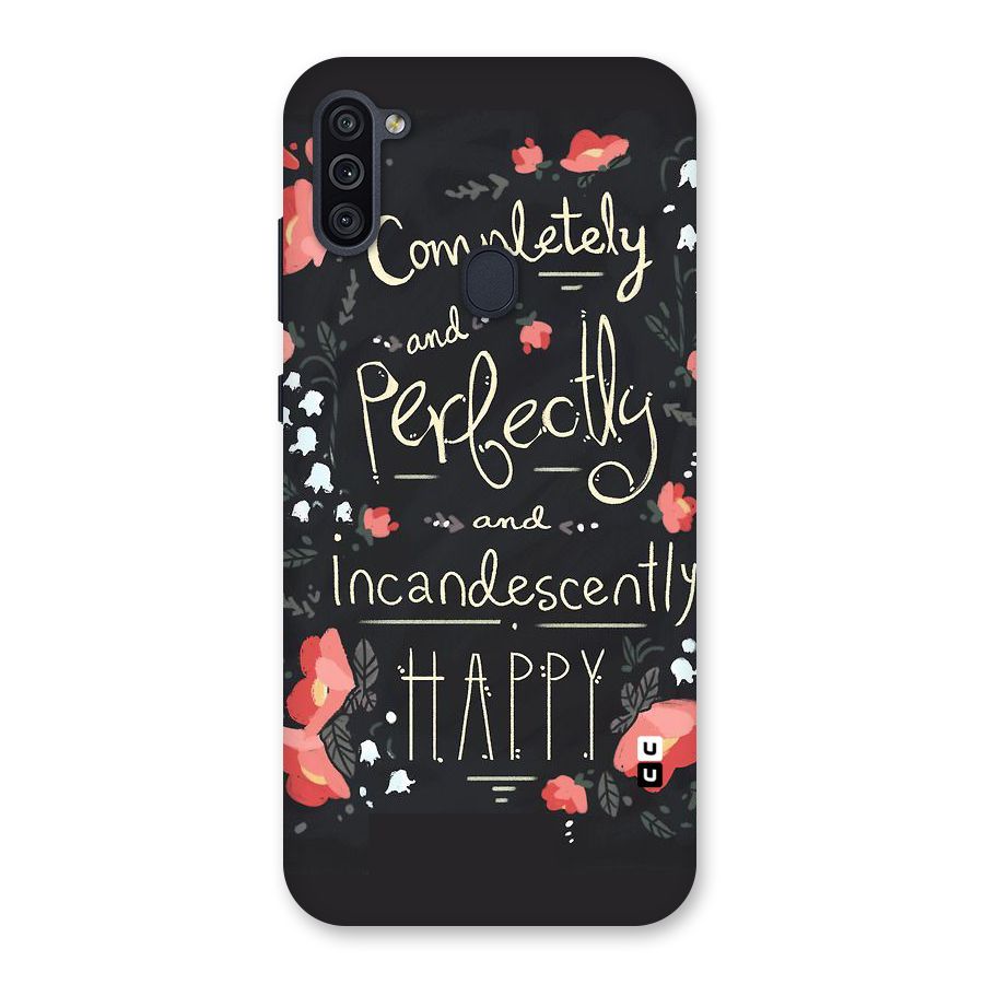 Completely Happy Back Case for Galaxy M11