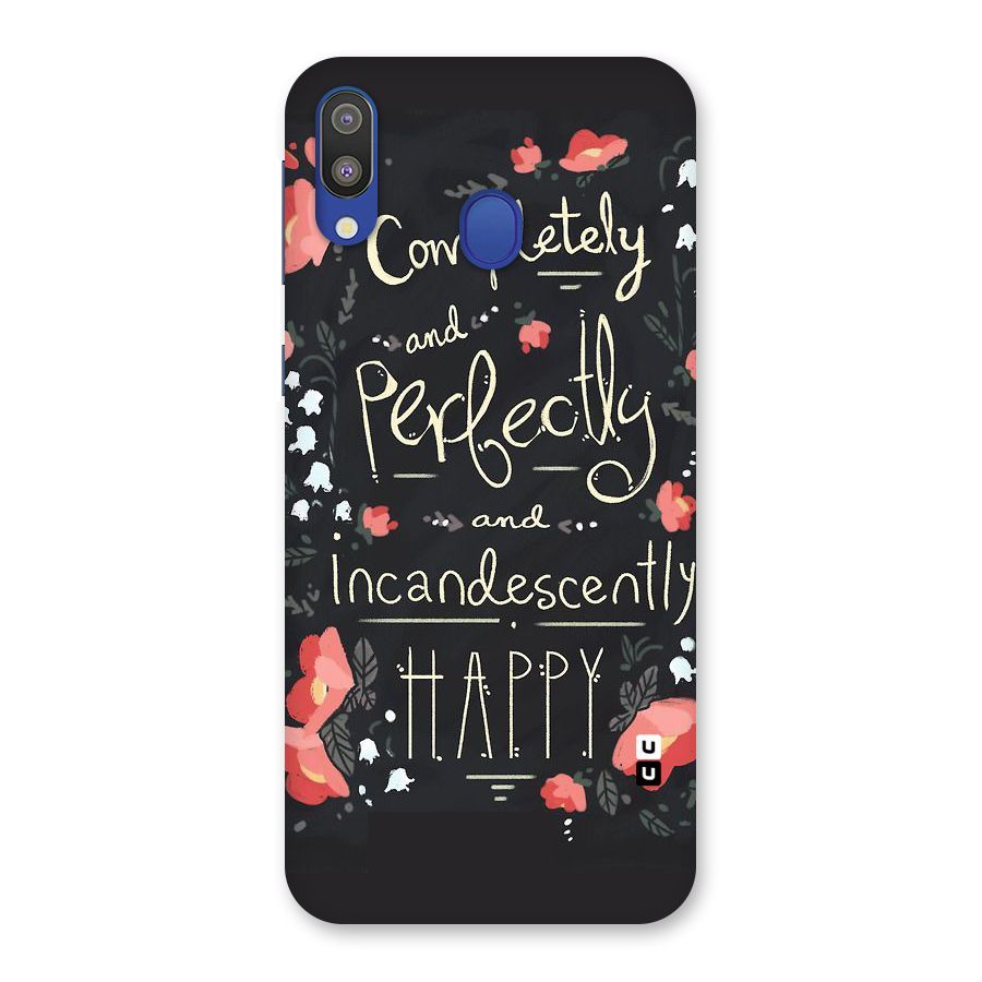 Completely Happy Back Case for Galaxy M20