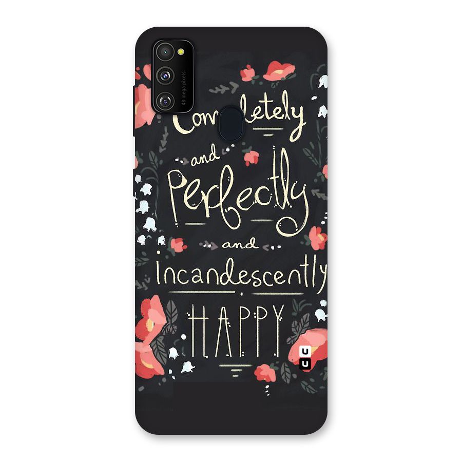 Completely Happy Back Case for Galaxy M30s