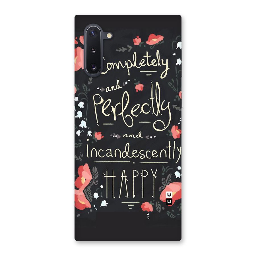 Completely Happy Back Case for Galaxy Note 10