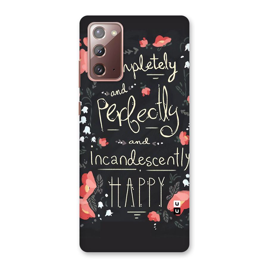 Completely Happy Back Case for Galaxy Note 20
