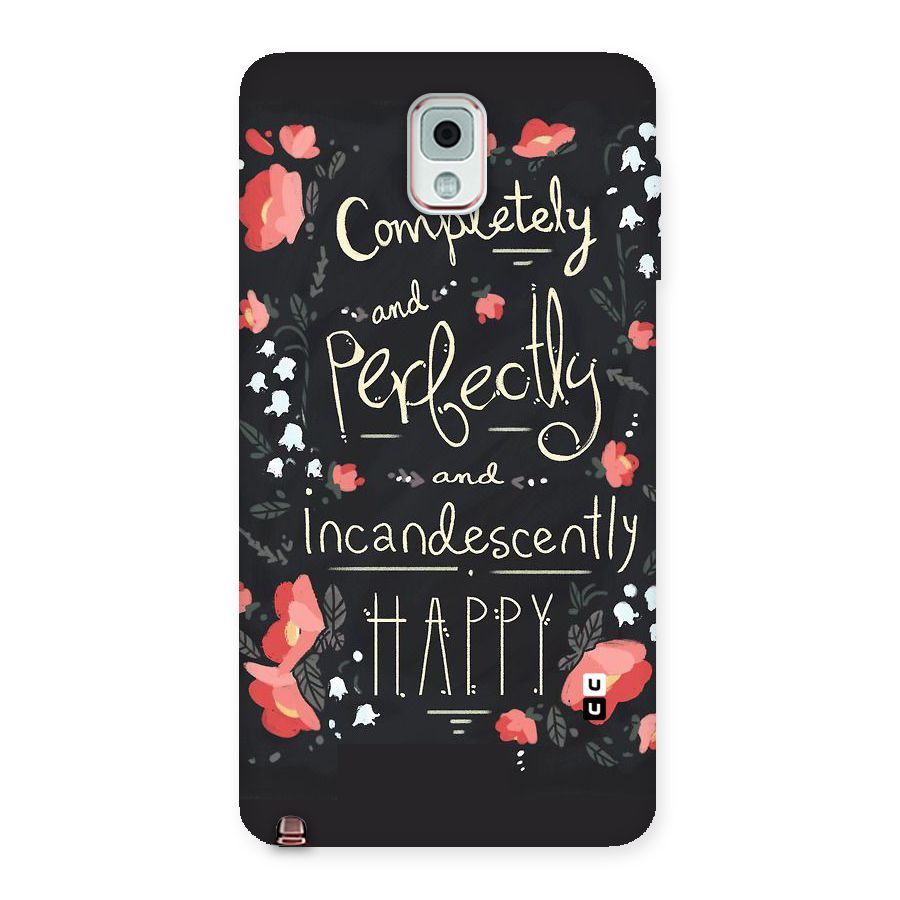 Completely Happy Back Case for Galaxy Note 3