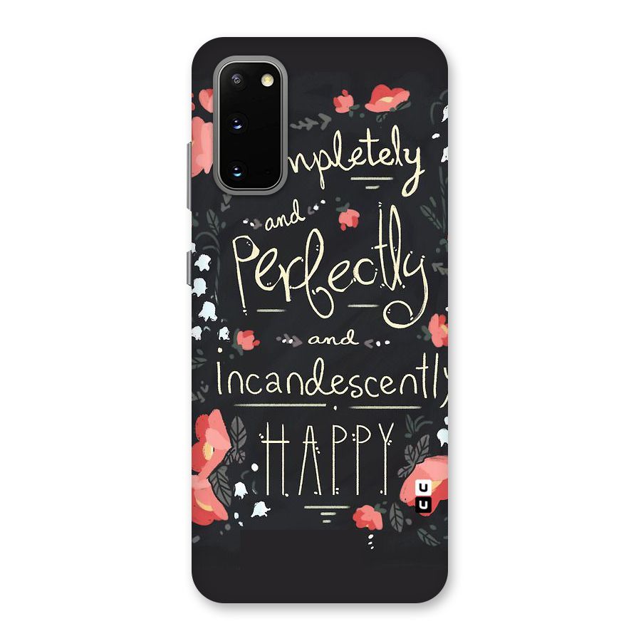 Completely Happy Back Case for Galaxy S20