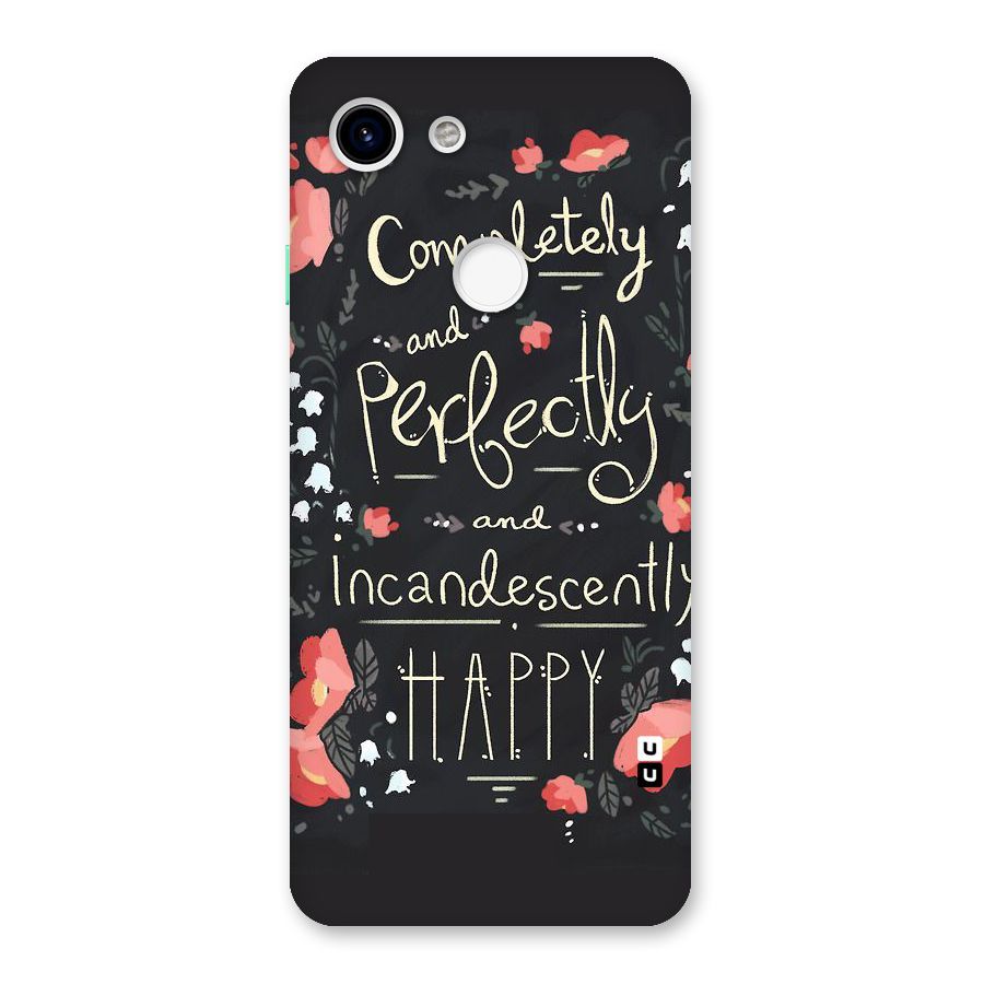 Completely Happy Back Case for Google Pixel 3