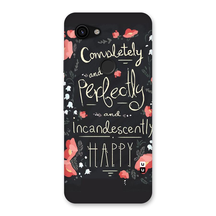 Completely Happy Back Case for Google Pixel 3a